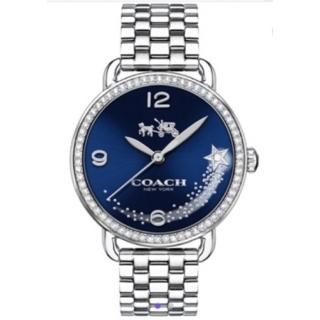 【COACH】官方授權C2 紐約流星雨晶鑽女錶-石英 錶徑28mm-贈高級9入首飾盒(CO14502654)