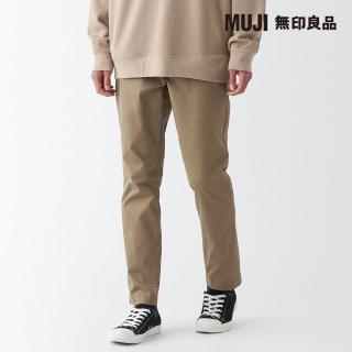 【MUJI 無印良品】男有機棉混彈性綾織合身褲(共6色)