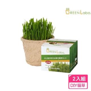 【GREEN Labo】日本DIY新鮮燕麥貓草種植包*兩入組