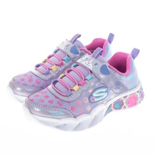 【SKECHERS】女童系列燈鞋 PRETTY PAWS(319301LLVMT)
