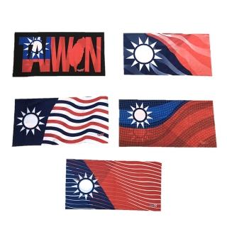 魔術頭巾 國旗造型 款式1~5 中華民國 國旗 頭巾 萬用 運動 彈性 多功能