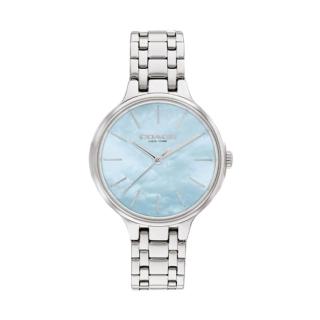 【COACH】Josie系列簡約天空藍不鏽鋼錶帶腕表(14504054)