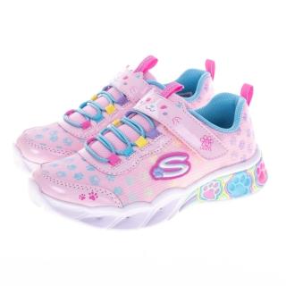 【SKECHERS】女童系列燈鞋 PRETTY PAWS(319301LPKMT)