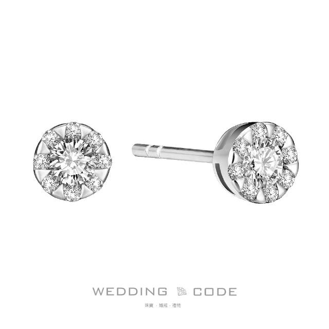 【WEDDING CODE】14K金 24分鑽石耳環 3069(天然鑽石 母親節 現貨禮物)