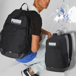 【PUMA】包包 Plus Backpack 男女款 黑 筆電包 後背包 雙肩包 大容量 書包(079615-01)