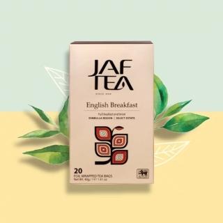 【JAF TEA】英式早餐紅茶 20入/盒(經典紅茶保鮮茶包系列)