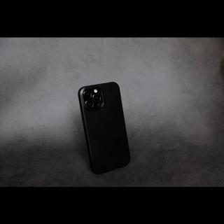 【UNIC】UNIC極簡黑真皮手機殼iPhone13 /13 Pro /ProMAX/13 mini(真皮)