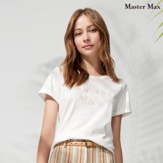 【Master Max】袖口反摺貼布純棉短袖上衣(8317119)