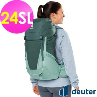 【deuter】FUTURA 24SL透氣網架背包(3400521森林綠/戶外露營/休閒健行/自助旅行/登山包)