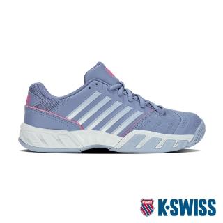 【K-SWISS】輕量進階網球鞋 Bigshot Light 4-女-藍/桃紅(96989-095)