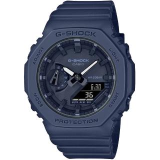 【CASIO 卡西歐】G-SHOCK WOMEN 小防護構造雙顯錶 畢業 禮物(GMA-S2100BA-2A1/速)