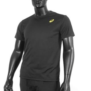 【asics 亞瑟士】男 短袖 上衣 T恤 運動 慢跑 路跑 訓練 吸濕 快乾 透氣 亞瑟士 黑(2031E609-001)