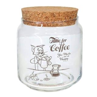 【sunart】湯姆貓與傑利鼠 玻璃置物罐 Tom and Jerry 咖啡時光(餐具雜貨)