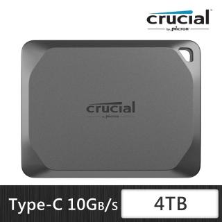 【Crucial 美光】X9 Pro 4TB Type-C USB 3.2 Gen 2 外接式ssd固態硬碟 (CT4000X9PROSSD9)
