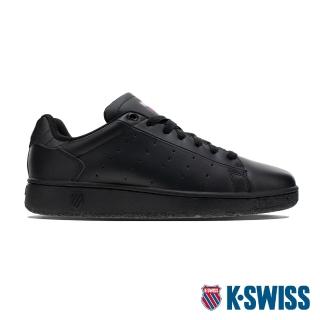 【K-SWISS】時尚運動鞋 Classic PF-男-黑(小白鞋 08505-001)
