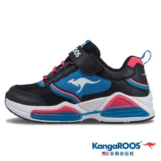 【KangaROOS】童鞋 K-BOUNCE 漸層系機能童鞋 避震緩衝(黑/藍/紅-KK32360)