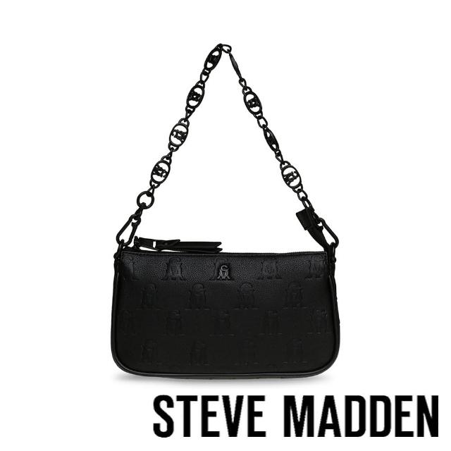 【STEVE MADDEN】BDIP 老花壓紋肩背包(黑色)