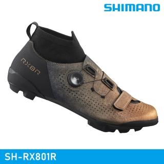 【城市綠洲】SHIMANO SH-RX801R SPD自行車卡鞋 / 金屬澄(車鞋 自行車鞋 卡式車鞋)