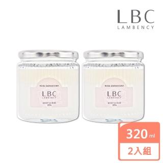【LBC】Lam水漾玫瑰柔嫩身體角質磨砂膏320ml-2入組(去角質 修復肌膚 細緻保濕 嫩滑亮白)