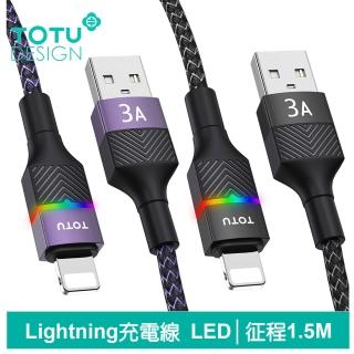 【TOTU 拓途】USB-A TO Lightning 1.5M 快充/充電傳輸線 征程系列(iPhone編織充電線)