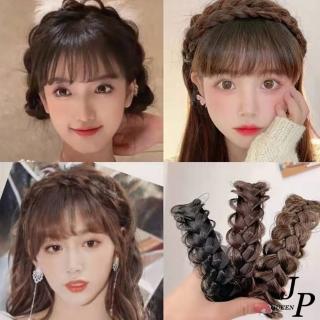 【Jpqueen】韓式甜美女孩麻花辮子髮箍(4色可選)