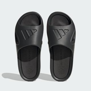 【adidas 愛迪達】ADICANE 全黑 男女 運動拖鞋 防水 休閒(HQ9915 ★)