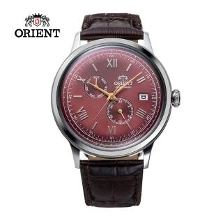 【ORIENT 東方錶】Classic and Simple Style 機械錶 皮帶款 紅色 - 40.5mm(RA-AK0705R)