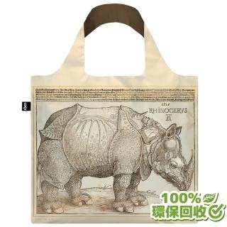 【LOQI】杜勒 犀牛(購物袋.環保袋.收納.春捲包)