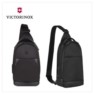 【VICTORINOX 瑞士維氏】AlexNero系列 單肩包 17x31x12(611808)
