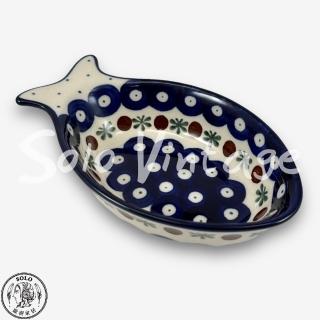 【SOLO 波蘭陶】CA 波蘭陶 16CM 魚型碗 孔雀眼系列 CERAMIKA ARTYSTYCZNA
