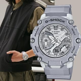 【CASIO 卡西歐】G-SHOCK 科幻未來金屬色手錶 畢業禮物(GA-2200FF-8A)