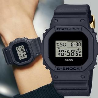 【CASIO 卡西歐】G-SHOCK 40周年全黑限量版手錶 女王節(DWE-5657RE-1)