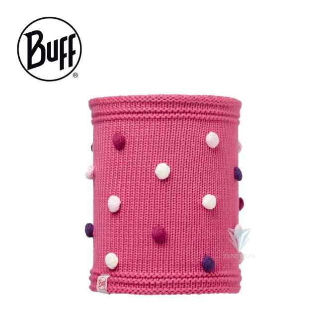 【BUFF】BF113446 兒童Polar針織保暖領巾 - 粉紅喜瑞爾(保暖/Polar/青少年/兒童/舒適/禦寒)