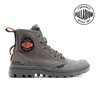 【Palladium】PAMPA HI SUPPLY RS有機棉軍靴-中性-金屬灰(78881-043)