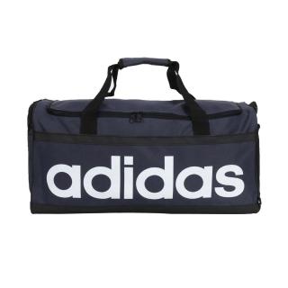 【adidas 愛迪達】大型圓筒包-側背包 裝備袋 手提包 肩背包 39L 愛迪達 丈青白(HR5349)