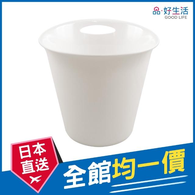 【GOOD LIFE 品好生活】日本製 純白壁掛式垃圾桶（白色）(日本直送 均一價)