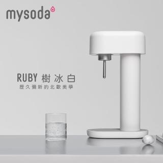 【mysoda】RUBY芬蘭氣泡水機-樹冰白(RB003-WS)
