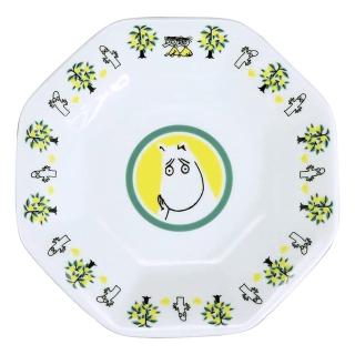 【yamaka】Moomin 嚕嚕米 陶瓷八角餐盤 19cm 典雅精緻(餐具雜貨)