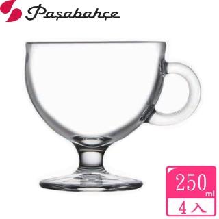 【Pasabahce】冰淇淋杯咖啡杯-250cc(4入盒裝組)