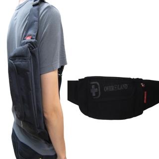 【OverLand】腰胸包小容量主袋+外袋共三層超輕量防水尼龍布(可腰背肩背斜側背外出休閒工作袋)