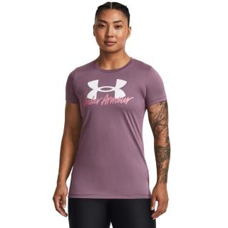 【UNDER ARMOUR】UA 女 Tech Graphic 短T-Shirt_1379488-500(紫色)