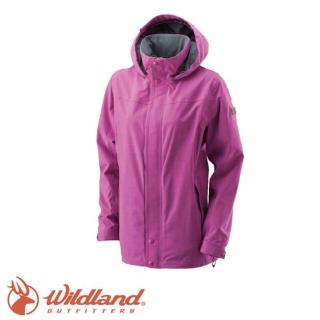 【Wildland 荒野】女 單件式防水透氣外套 《桃紅》0A21911-09/薄外套/防水外套/吸濕快乾(悠遊山水)