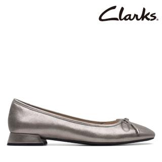 【Clarks】女鞋 Ubree15 Step 可愛皮繩蝴蝶結梯形跟娃娃鞋(CLF74859D)