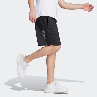 【adidas 愛迪達】BL UPF SHO Q3 男 短褲 亞洲版 運動 訓練 休閒 拉鍊口袋 舒適 穿搭 黑(IJ6446)