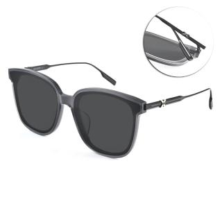 【MOLSION 陌森】偏光太陽眼鏡方框 肖戰同款 煙花鏡(透深灰色 偏光透淡藍水銀#MS3056 D12)