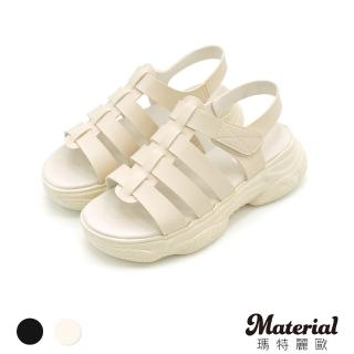 【MATERIAL 瑪特麗歐】女鞋 涼鞋 MIT羅馬厚底輕量老爹涼鞋 T5657(涼鞋)