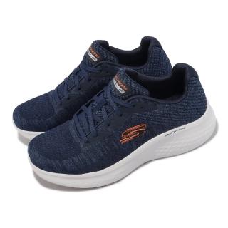 【SKECHERS】休閒鞋 Skech-Lite Pro-Faregrove 男鞋 海軍藍 橘 輕量 緩衝 記憶鞋墊(232598-NVOR)