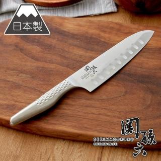 【關孫六】三德刀氣孔165mm(廚刀、料理刀、刀具)