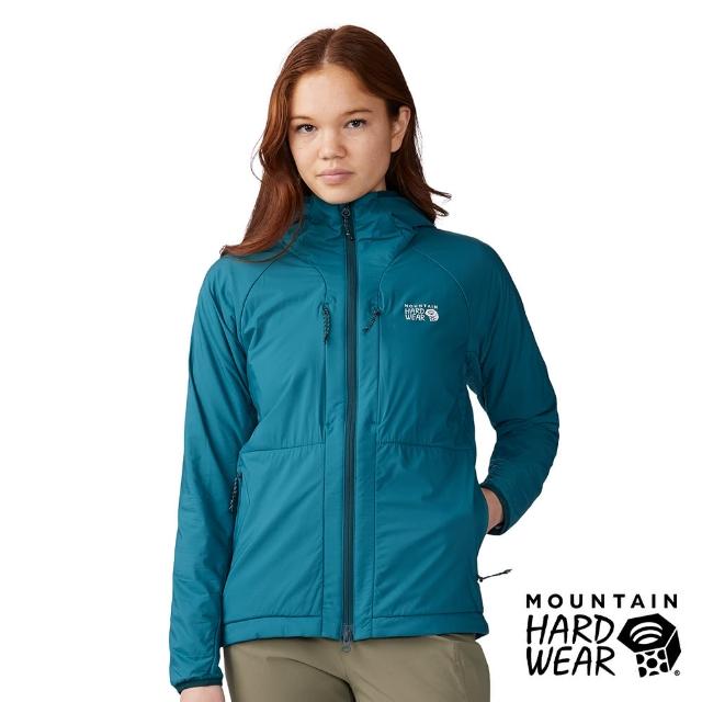 【Mountain Hardwear】Kor AirShell Warm Jacket W 輕量防風防潑水保暖連帽外套 女款 短葉松綠 #1985061
