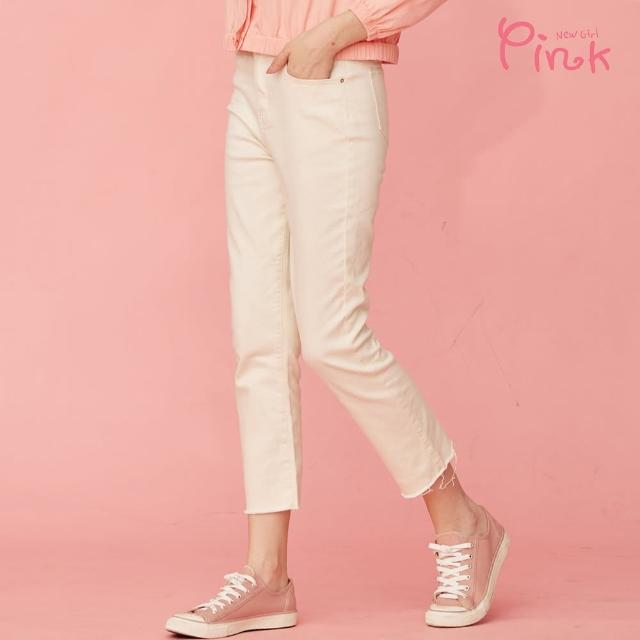 【PINK NEW GIRL】修身直筒牛仔褲 N1505HD